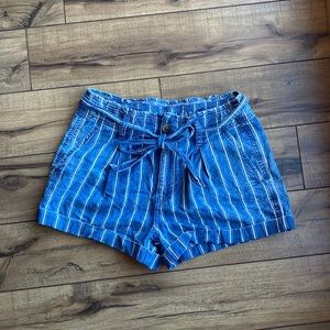 Striped American eagle shorts